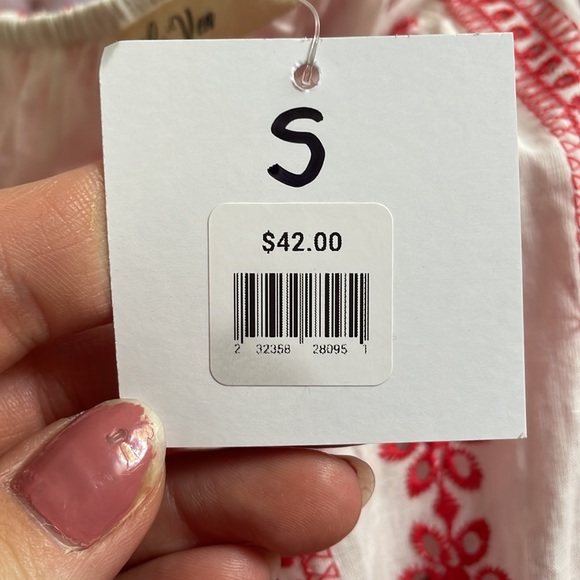 Gypsy-Style Cropped Blouse NWT - Picture 4 of 4